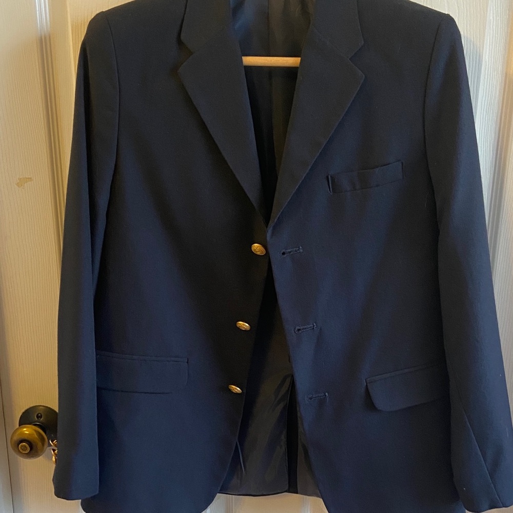 Boys navy sports coat